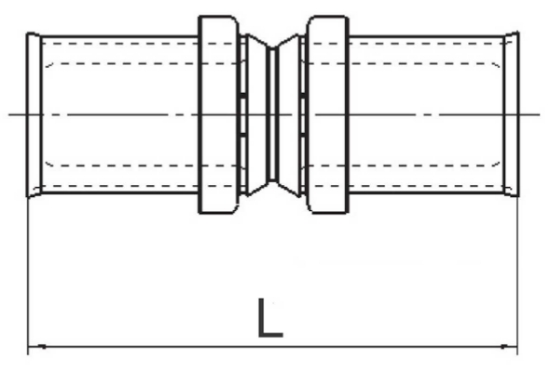Bild på LK RAK KOPPLING A50XAX25