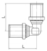 Bild på LK VINKEL KOPPLING 90' A75