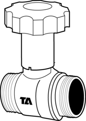 Bild på KULVENTIL U.LÖDK TA 517V-40