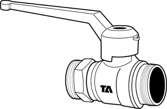 Bild på KULVENTIL U.LÖDK. TA 518-25