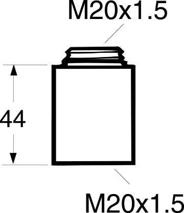 Bild på VA632813 Ö.NIPP M20X1,5 IN-UT