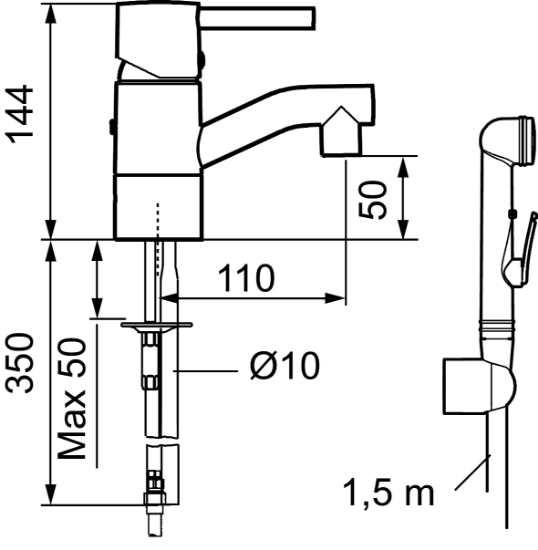 Bild på FMM9657-1000 1-GR TS M S-DUSCH