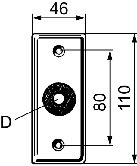 FMM1795-1000 TÄCKBRICKA 1-RÖR - RÖRPOJKARNA