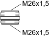 Bild på FMM3968-0000 Ö-NIPPEL M26X1,5