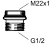 Bild på FMM3971-5000 NIPPLAR M22XR15