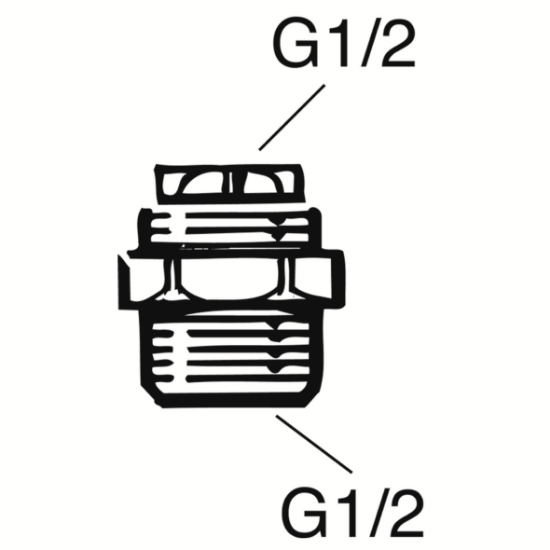 Bild på VA632814-02 INLOPPSNIPPEL M.BV