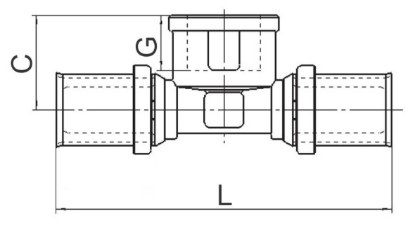 Bild på LK PAL T-RÖR A40XG32