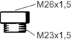 Bild på FMM2896-2301 Ö.NIPPEL M26XM23