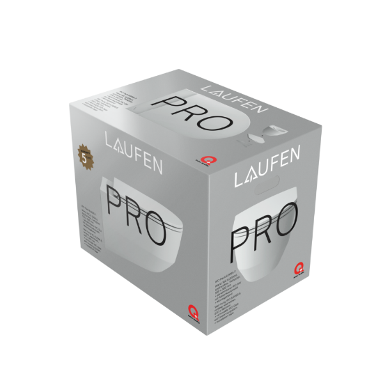 Bild på LAUFEN PRO WC-SKÅL 53 M. SITS SC & QR RIMLESS