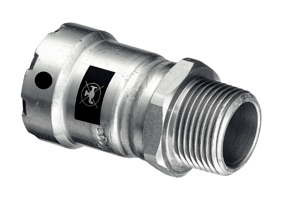 Bild på VIEGA MEGAPRESS ÖVERGÅNGSSTYCKE D 17,2MM X R10