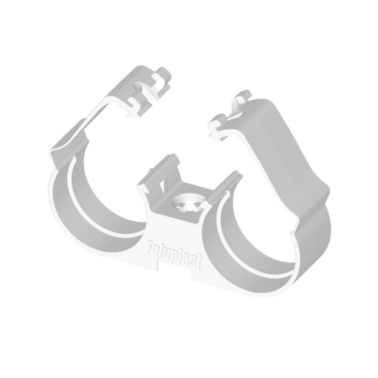 Bild på FALU SNAPPEX D25 44CC DUBBELKLAMMER VIT