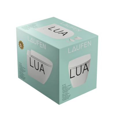 Bild på LAUFEN LUA WC-SKÅL INKL SITS SC&QR