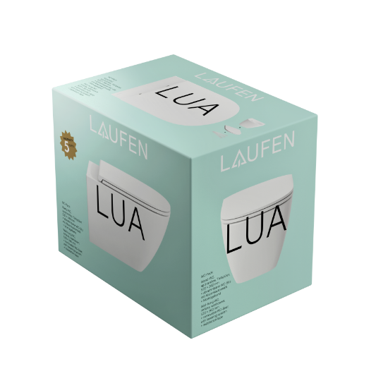 Bild på LAUFEN LUA WC-SKÅL INKL SITS SC&QR